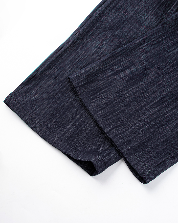 Wide-Leg Denim Pants