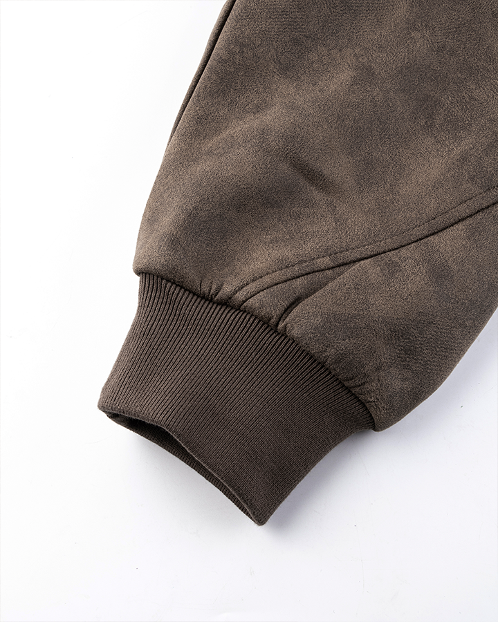 Faux Fur-Lined Hooded Jacket